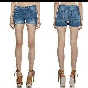 🎆 J Brand cut off denim shorts Size 28 Venice Wash washed and thrashed